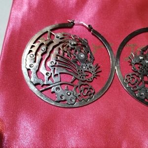 Vintage Betsey Johnson Hoops